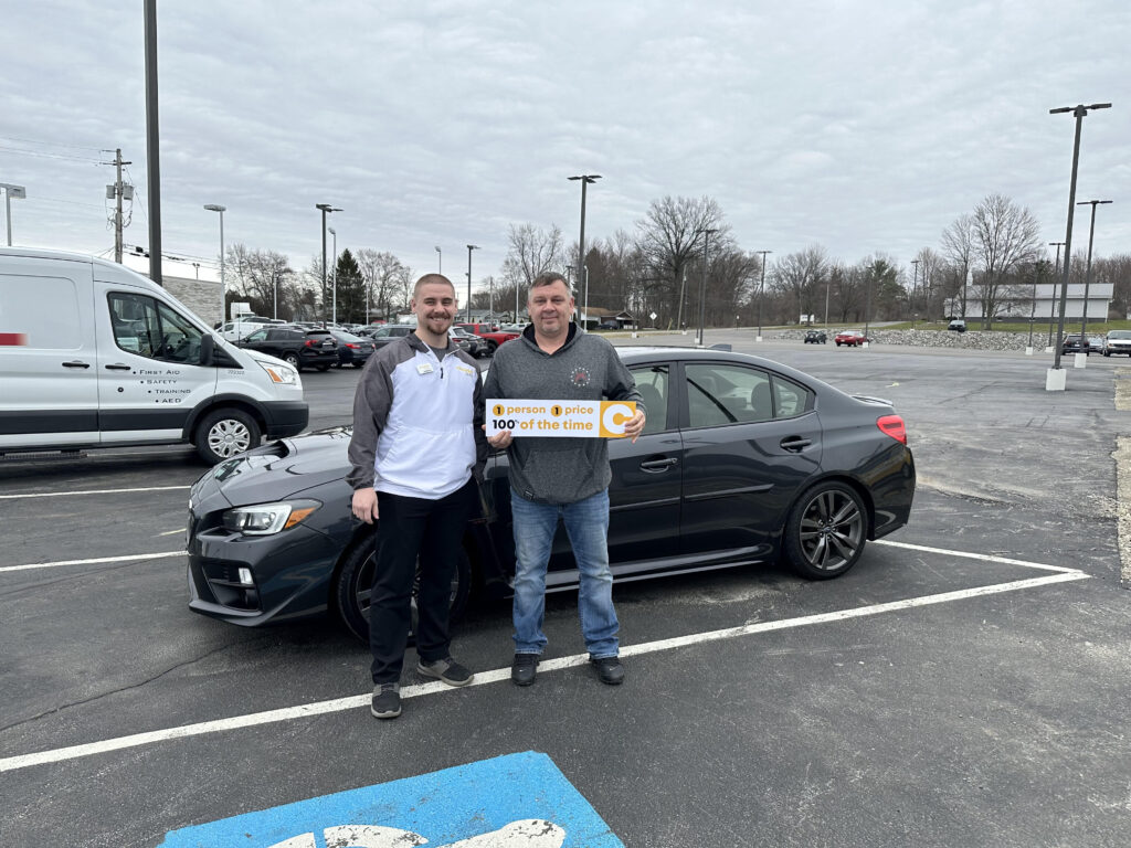 Chad M. Bought a 2017 Subaru from Cheddar Auto!