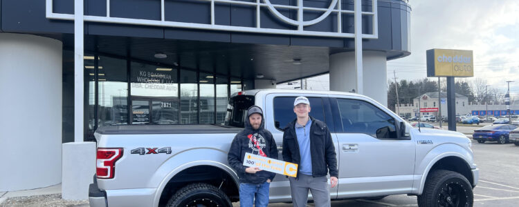 Damon D. Bought a 2019 Ford from Cheddar Auto!