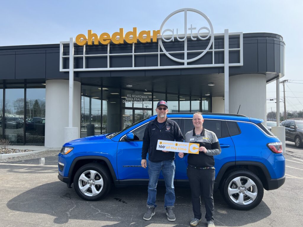 Jason S. Bought a 2018 Jeep from Cheddar Auto!