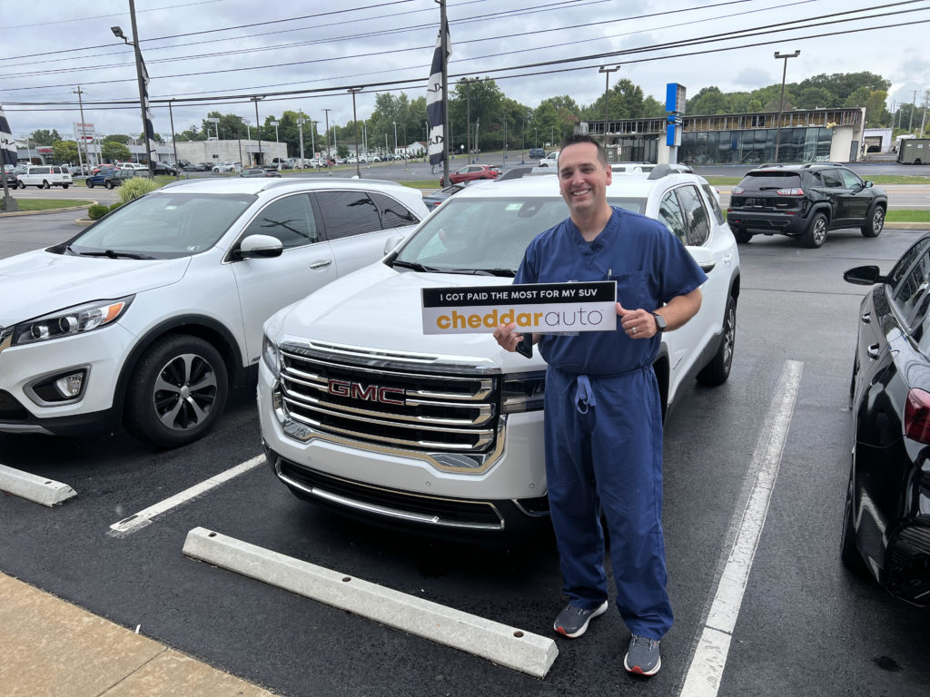 Matthew S. Sells a 2021 Gmc Acadia for More Cheddar!