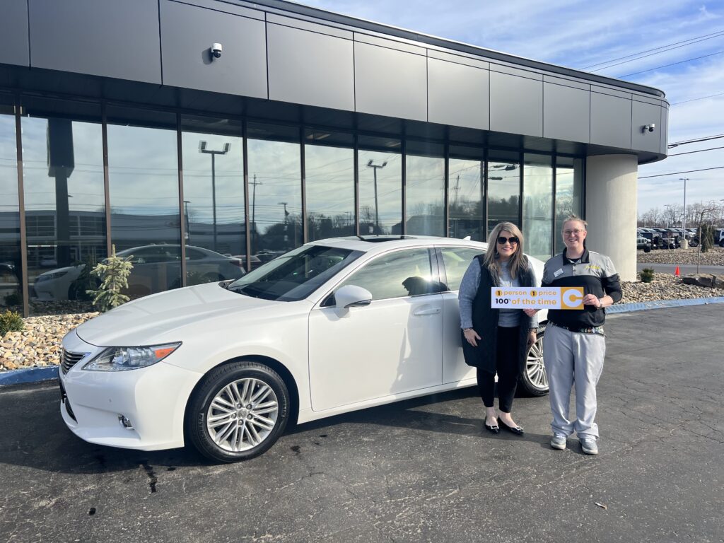 Tiffany S. Bought a 2014 Lexus from Cheddar Auto!
