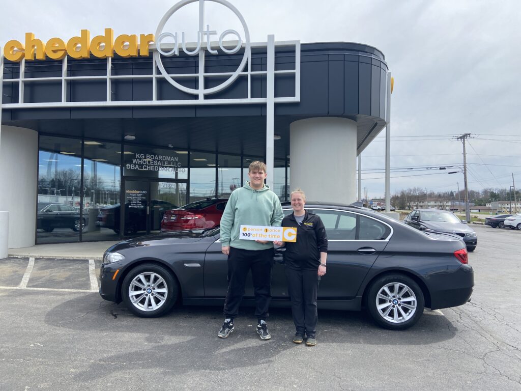 Tina R. Bought a 2016 BMW from Cheddar Auto!